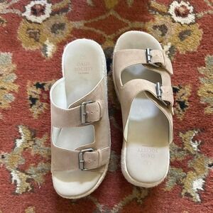 Cream / tan Oasis Society sandals Missed Your Moment platform sandals Women's 9